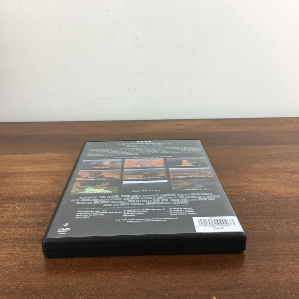Wings Over Grand Canyon (DVD 2010 WS) NR Educational Nature Ariel Scenes Used